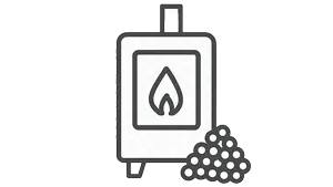 Heizen mit Holz und Pellets